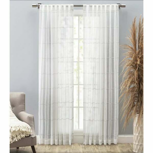 Ricardo Ricardo Horizon Stripe Rod Pocket/Back Tab Curtain Panel 03675-70-096-01